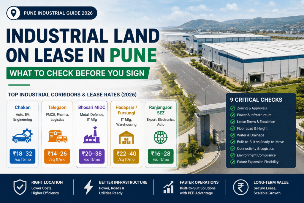 land on lease in pune