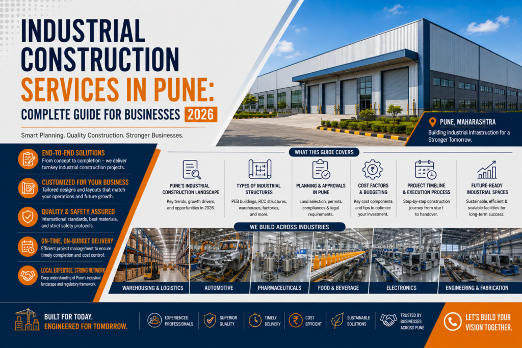 Industrial Construction Pune Services Guide 2026