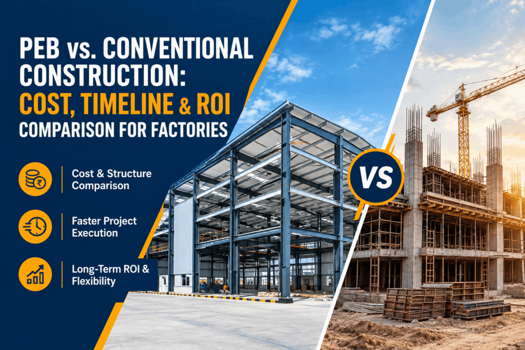 PEB Vs Conventional construction